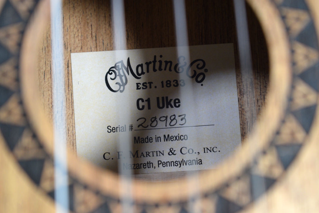 Martin C1 Uke concert ukulele