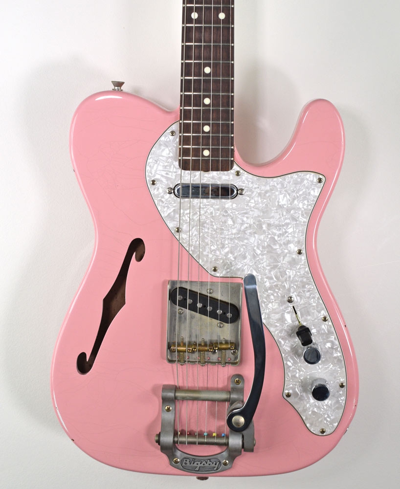 Del-Tone T-style Thinline Shell Pink