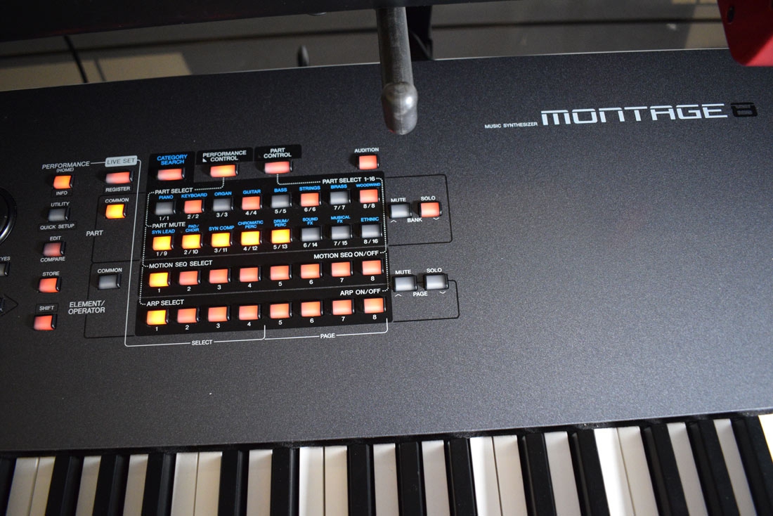 Yamaha Montage 8 synthesizer