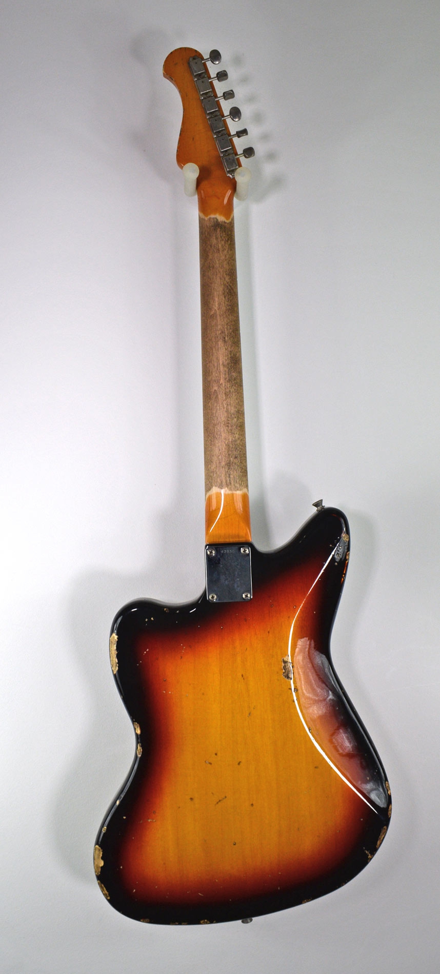 Del-Tone JM-style 3-tone Sunburst Heavy Aging