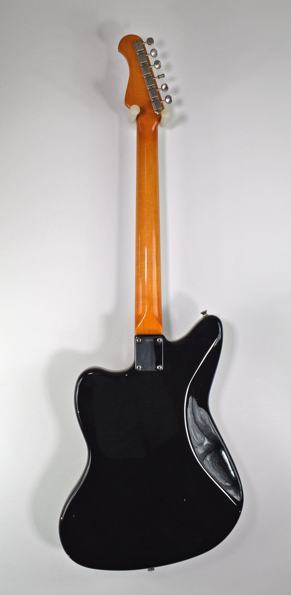 Del-Tone JM-style Black matching headstock