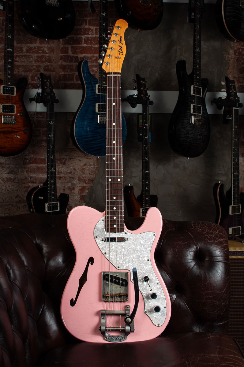 Del-Tone T-style Thinline Shell Pink