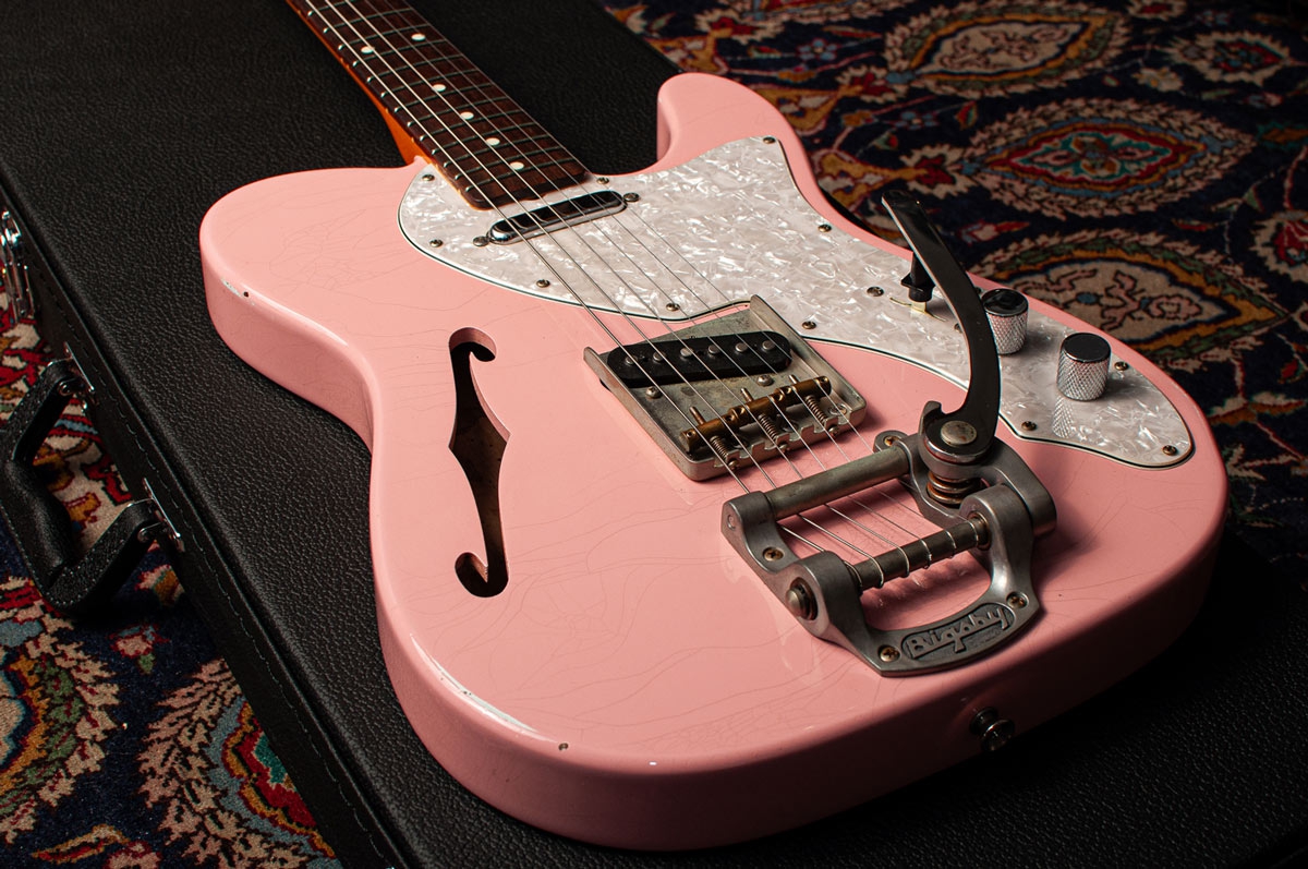 Del-Tone T-style Thinline Shell Pink