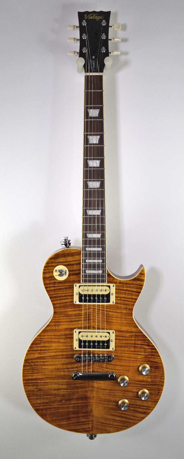 Vintage V100AFD Paradise Flamed Maple