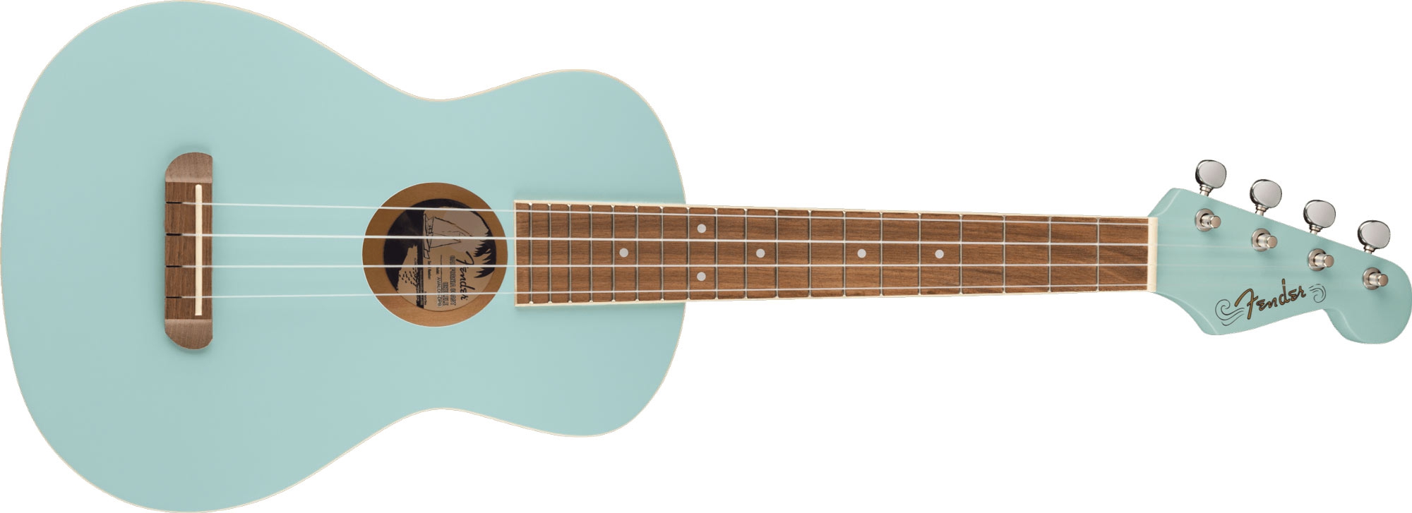 Fender Avalon Tenor Ukulele Daphne Blue