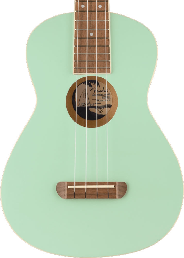 Fender Avalon Tenor Ukulele Surf Green