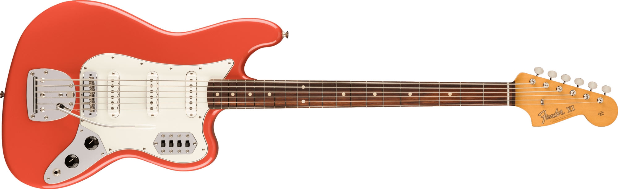 Fender 60s Bass VI RW Fiesta Red