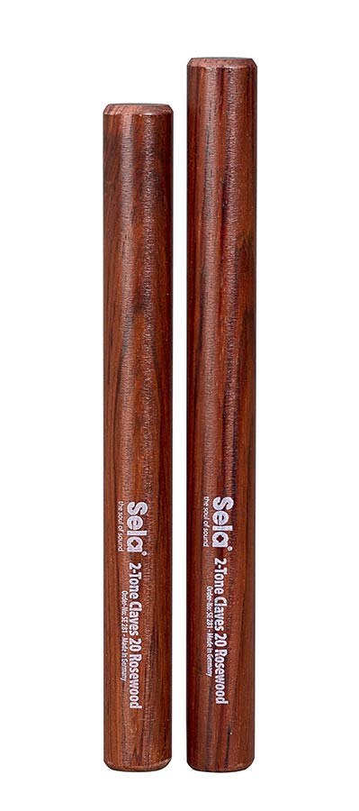 Sela 2-tone claves rosewood SEL281