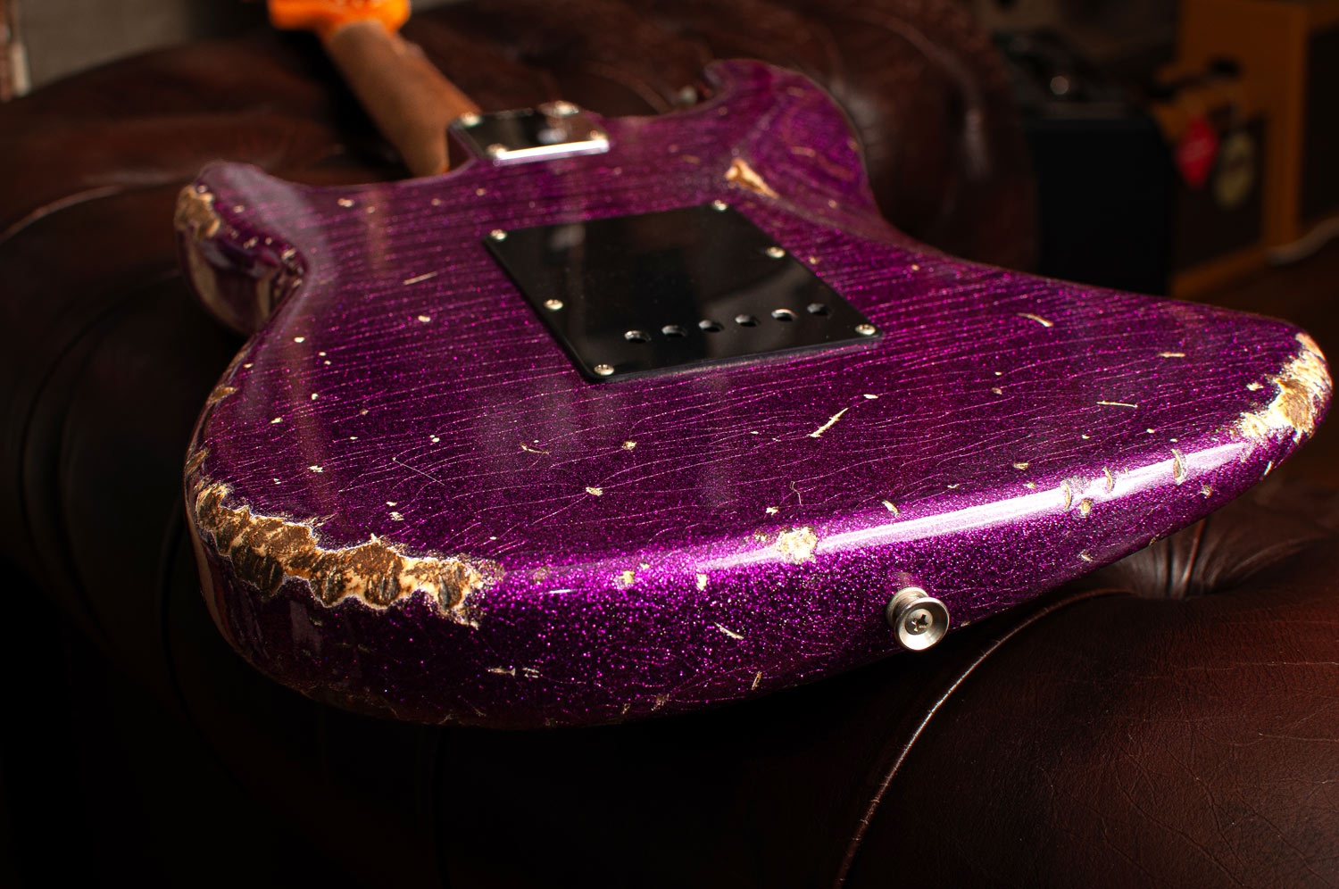 Del-Tone 60s S-style HSS Purple Haze Sparkle