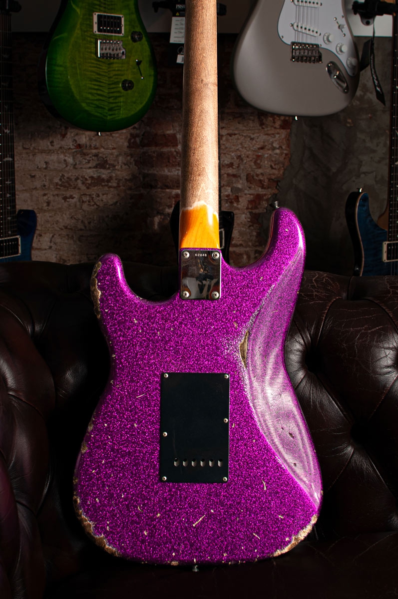 Del-Tone 60s S-style HSS Purple Haze Sparkle