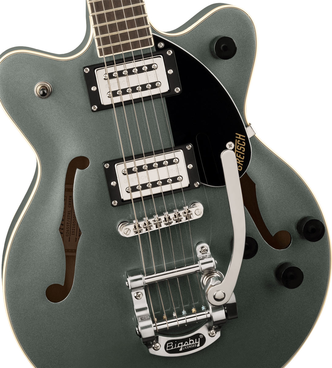 Gretsch G2655T Streamliner Centerblock Junior Stirling Green