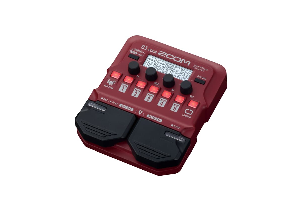 Zoom B1 FOUR Bass Multi-Effects Pedal