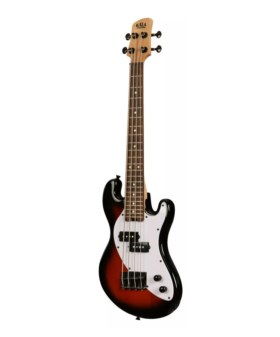 Kala U-Bass Solid Body Jet Tobacco Burst 4-String