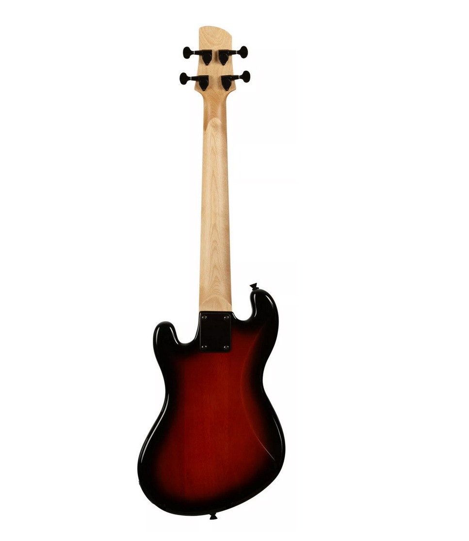 Kala U-Bass Solid Body Jet Tobacco Burst 4-String