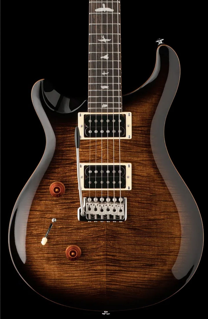 PRS SE Custom Lefty 24 Black Goldburst