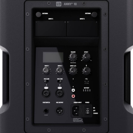 LD Systems ANNY10 P.A accu Luidspreker met mixer en Bluetooth