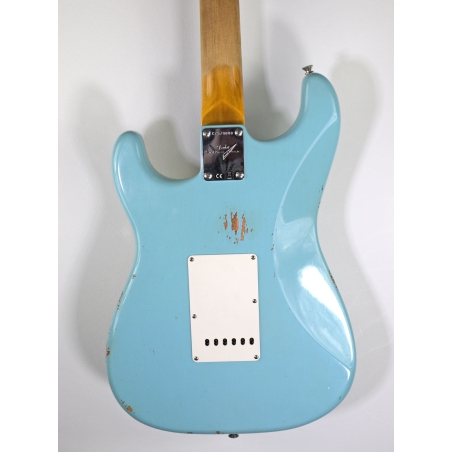 Fender Custom Shop Late 62 Strat Relic Faded Daphne Blue