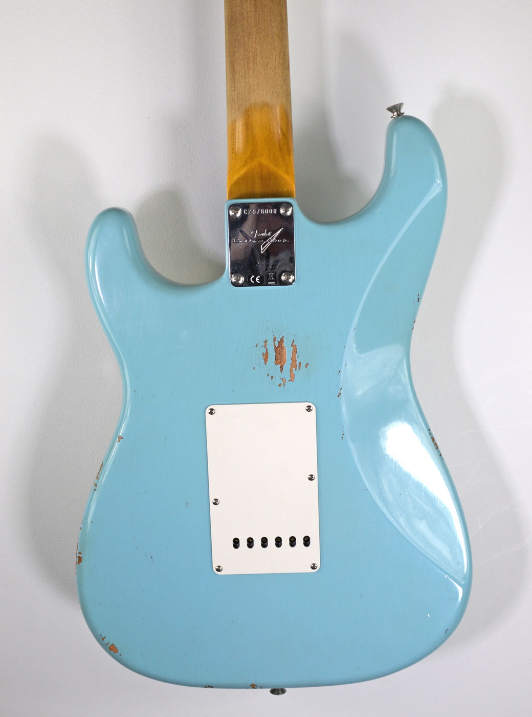 Fender Custom Shop Late 62 Strat Relic Faded Daphne Blue