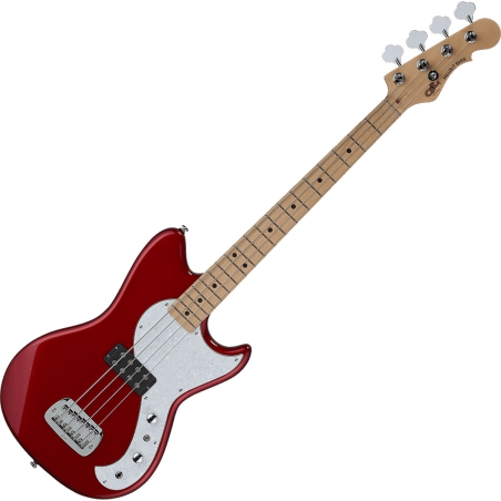 G&L Tribute Fallout Bass Candy Apple Red