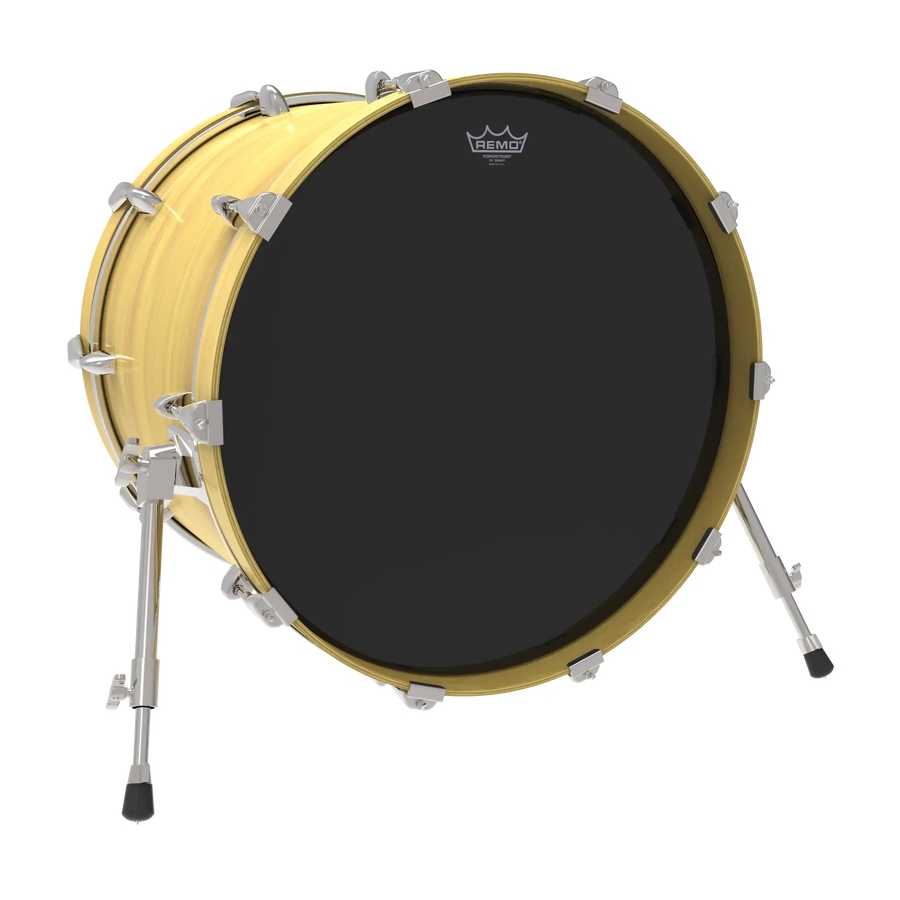 Remo 20 inch  Powerstroke 3 Ebony