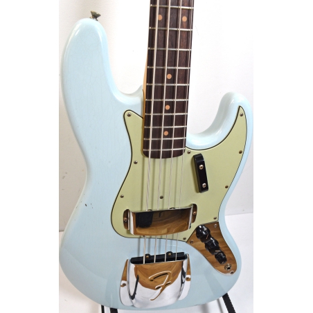 Fender Custom Shop 63 Jazz Bass Journeyman Aged Sonic Blue