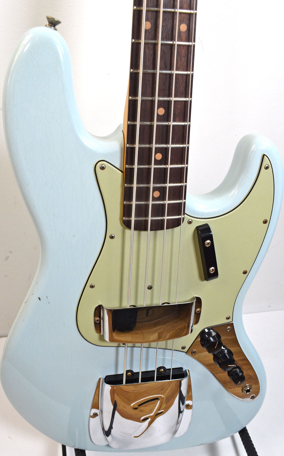 Fender Custom Shop 63 Jazz Bass Journeyman Aged Sonic Blue