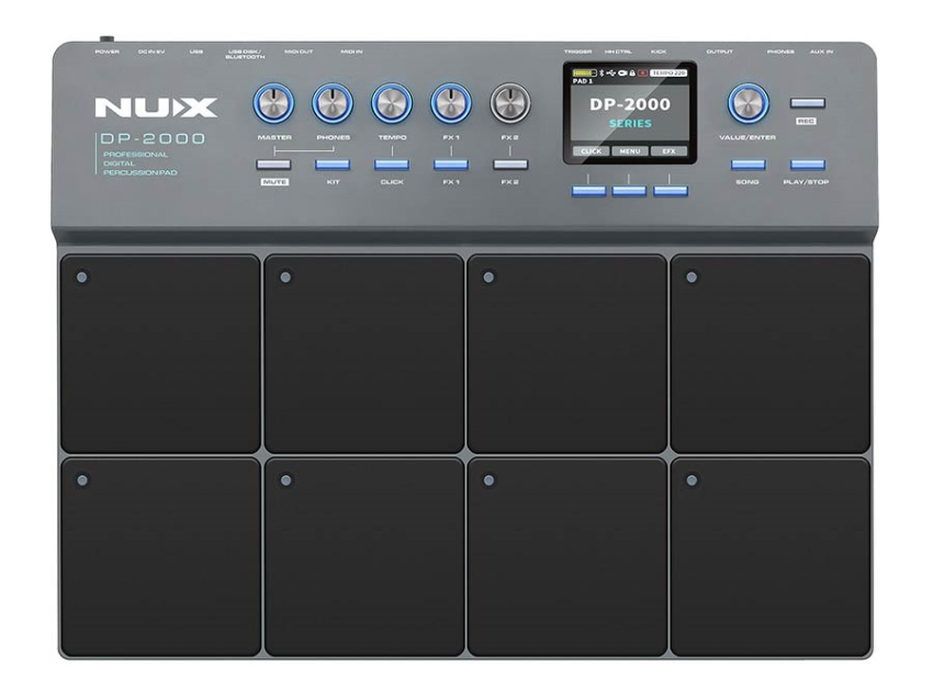 NUX DP-2000 Digitaal drum en Percussie pad