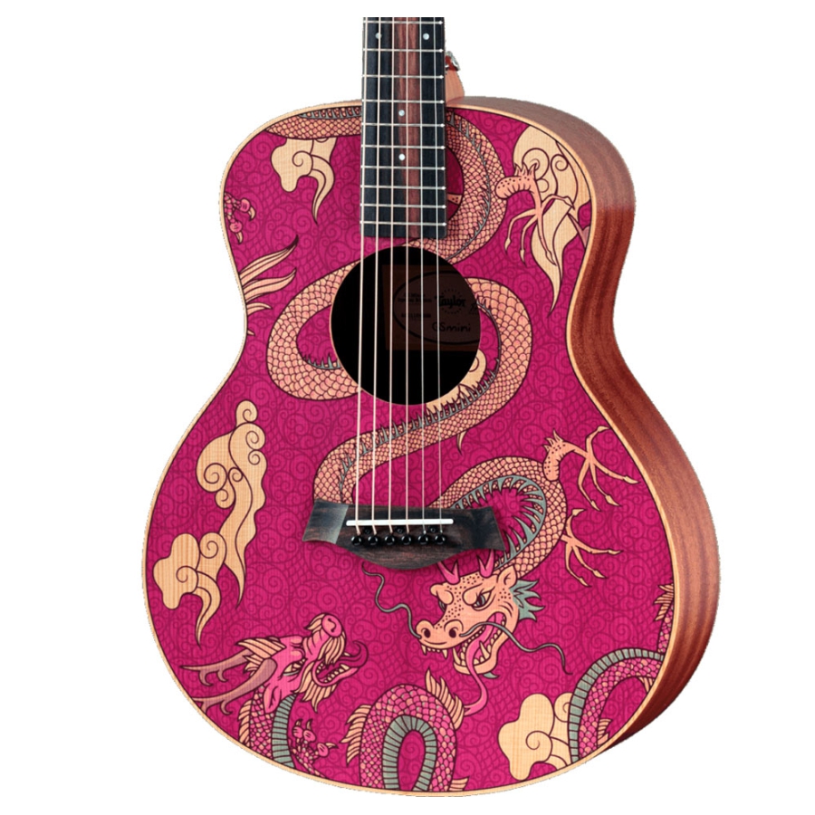 Taylor GS Mini-e Special Edition Dragon Art Top