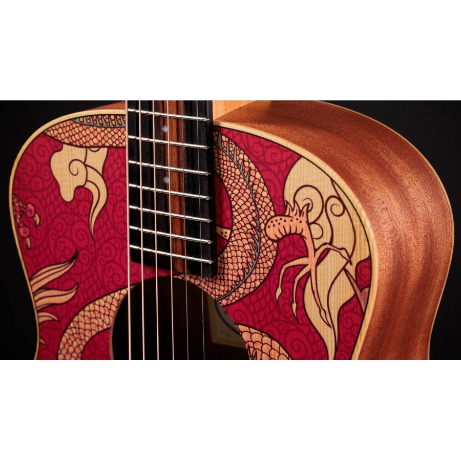 Taylor GS Mini-e Special Edition Dragon Art Top