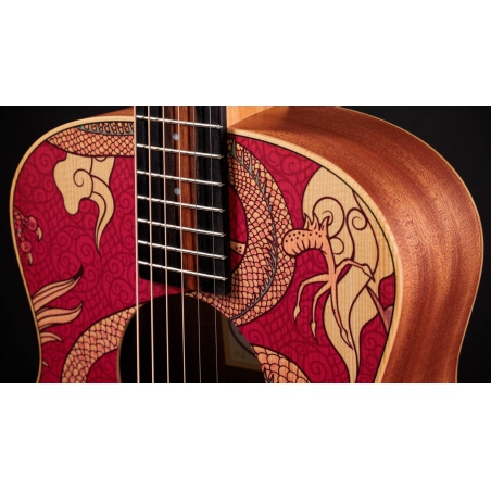 Taylor GS Mini-e Special Edition Dragon Art Top