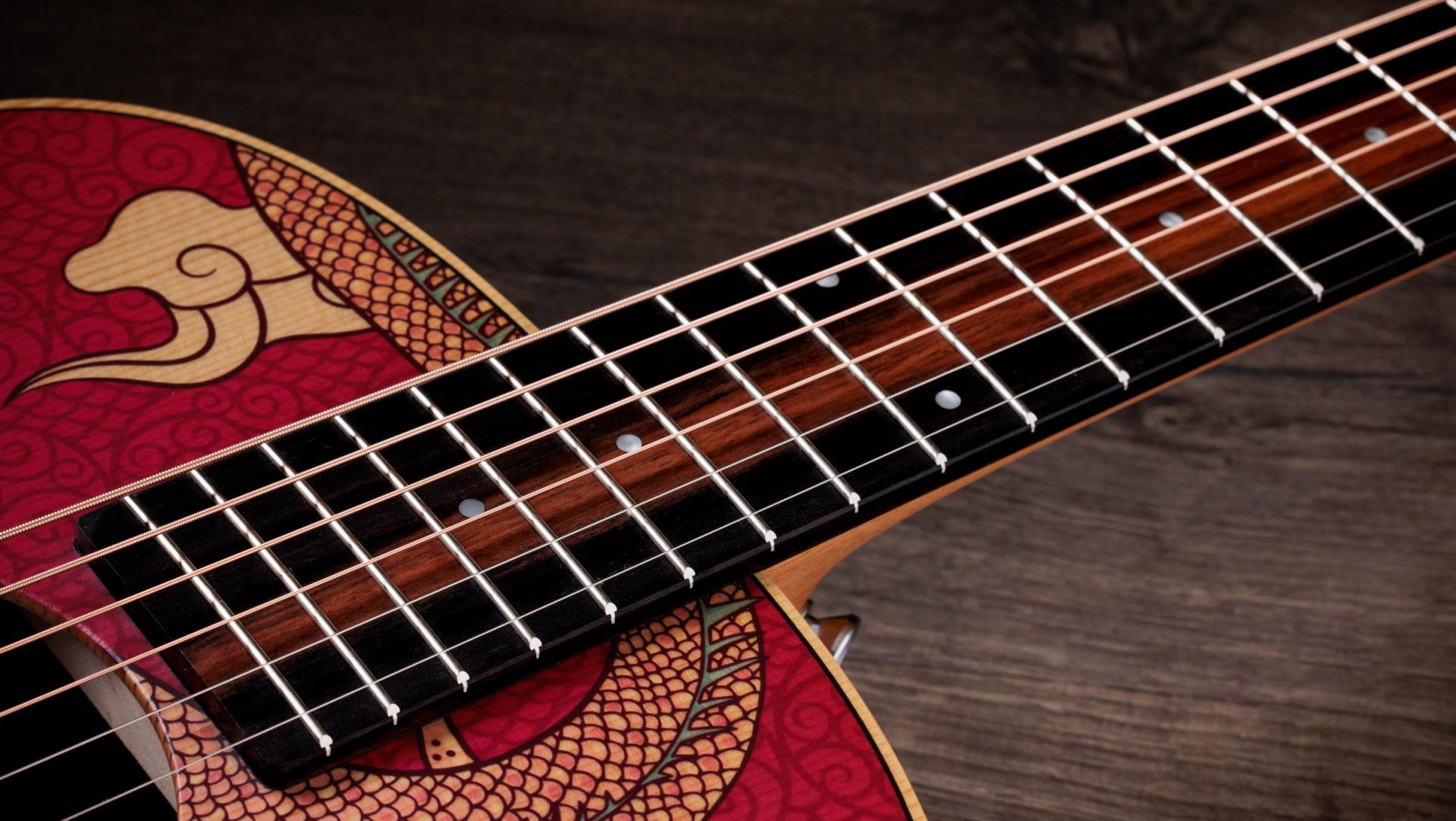 Taylor GS Mini-e Special Edition Dragon Art Top