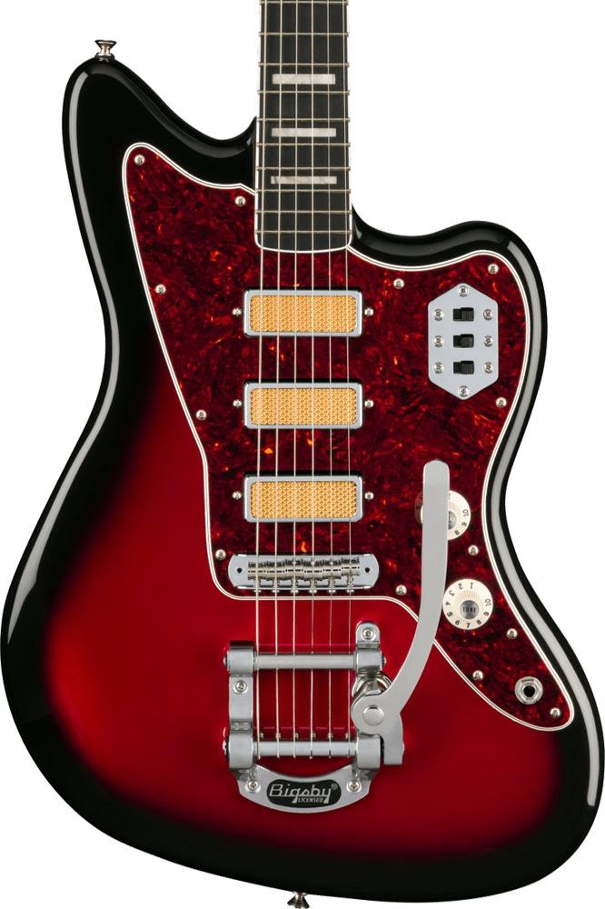 Fender Gold Foil Jazzmaster EB Candy Apple Burst