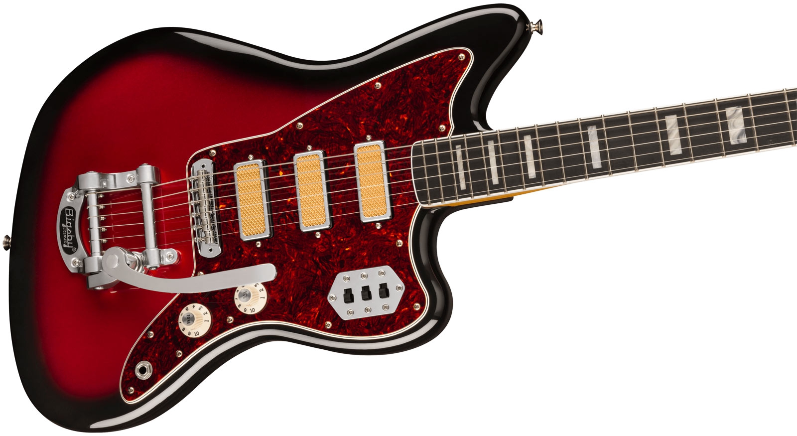 Fender Gold Foil Jazzmaster EB Candy Apple Burst