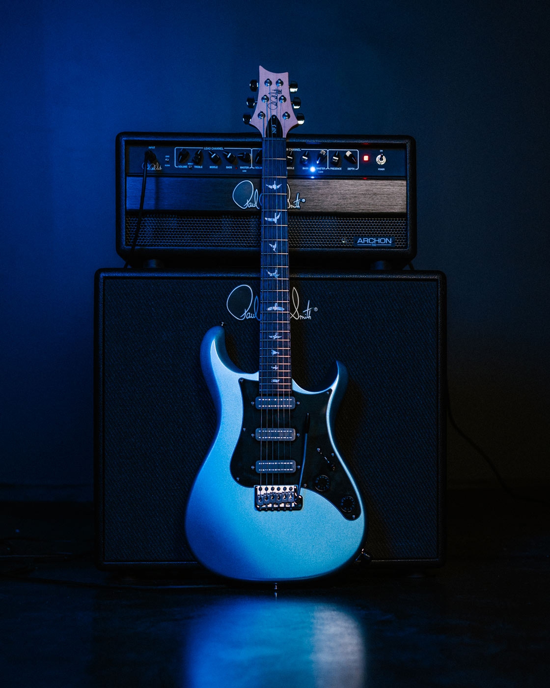 PRS SE NF3 RW Ice Blue Metallic