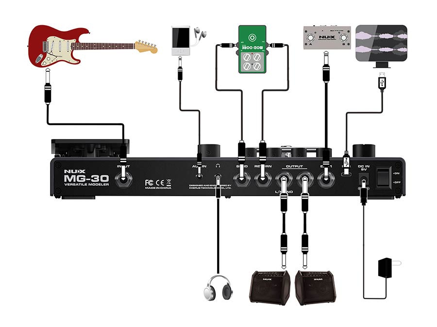 NUX MG-30 Multi-Effect Processor