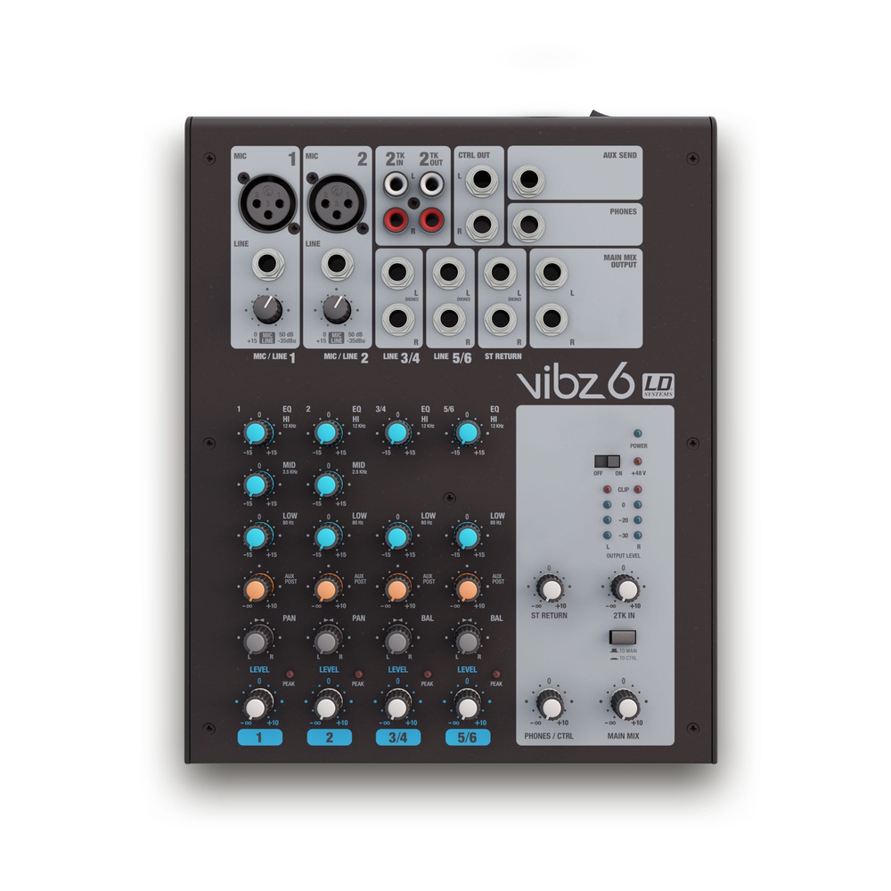 LD Systems VIBZ 6 6 kanaals mixer