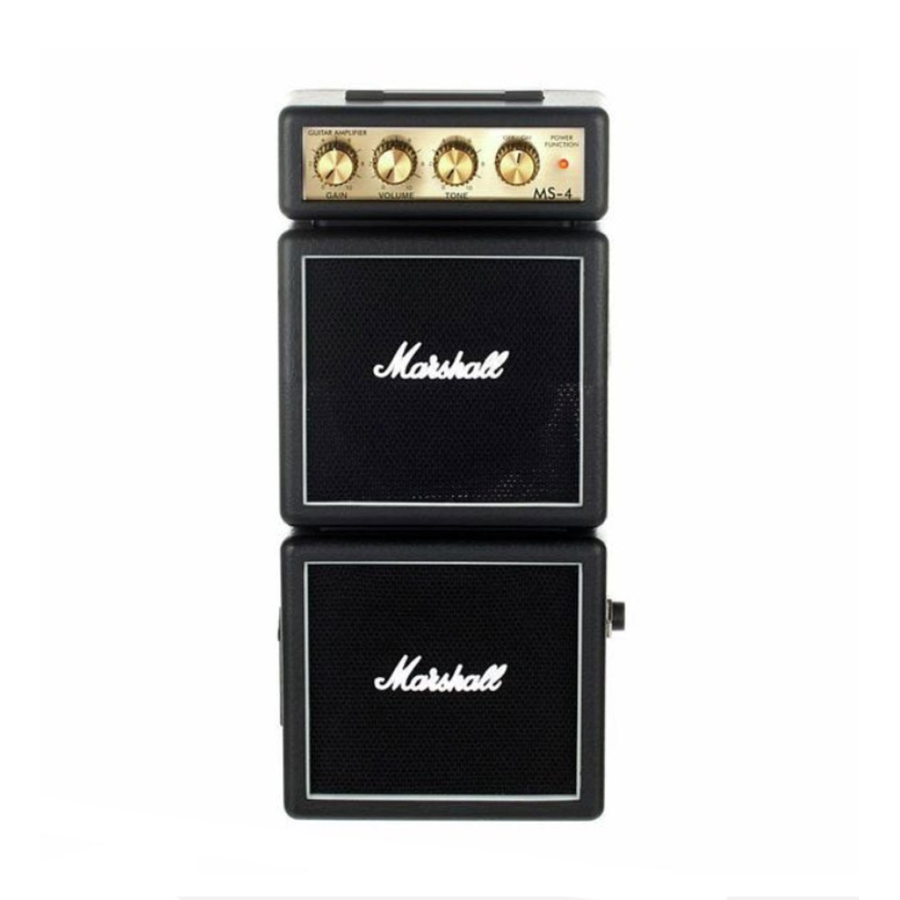 Marshall MS4 mini stack amp