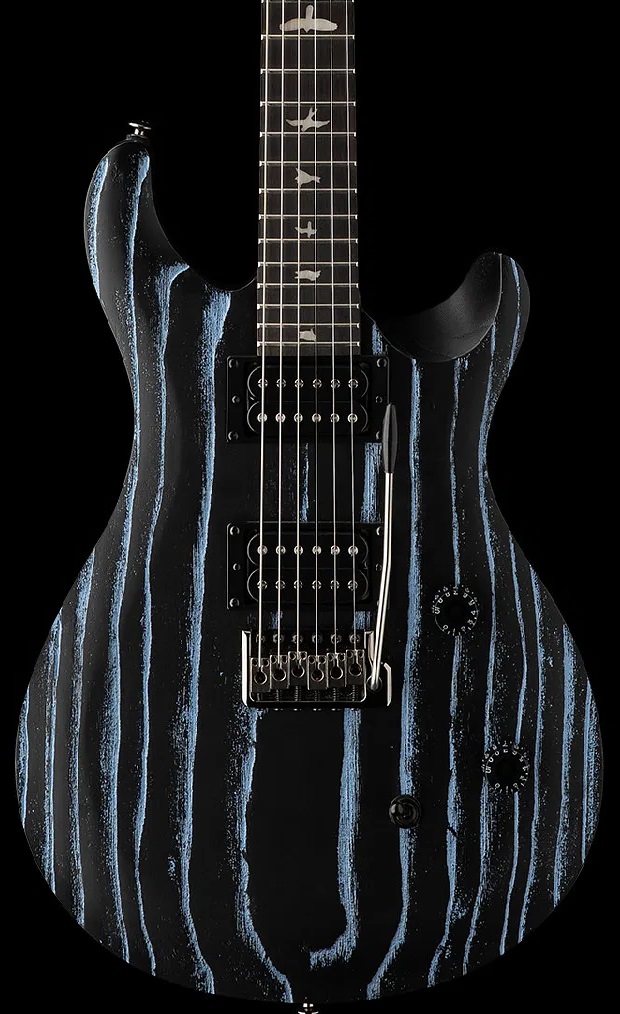 PRS SE Swamp Ash CE24 Sandblasted Blue LTD