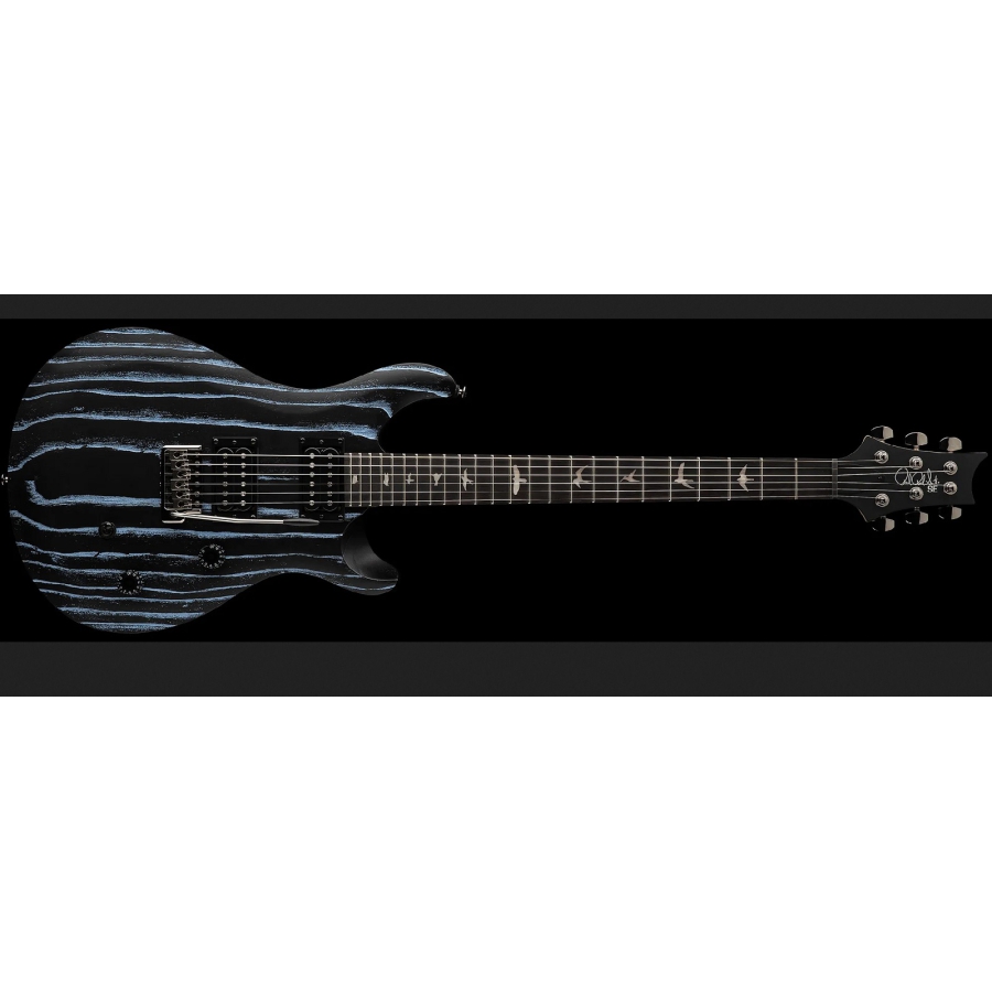 PRS SE Swamp Ash CE24 Sandblasted Blue LTD