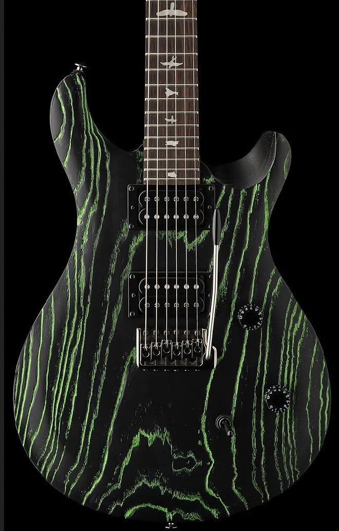 PRS SE Swamp Ash CE24 Sandblasted Green LTD