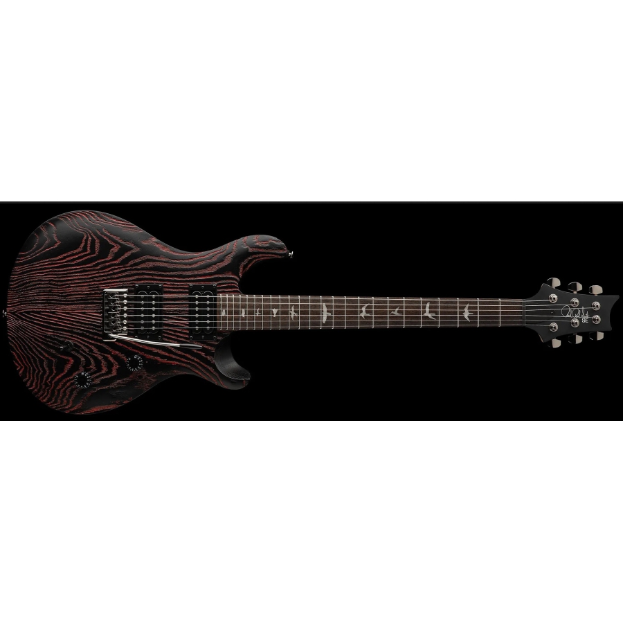 PRS SE Swamp Ash CE24 Sandblasted Red LTD