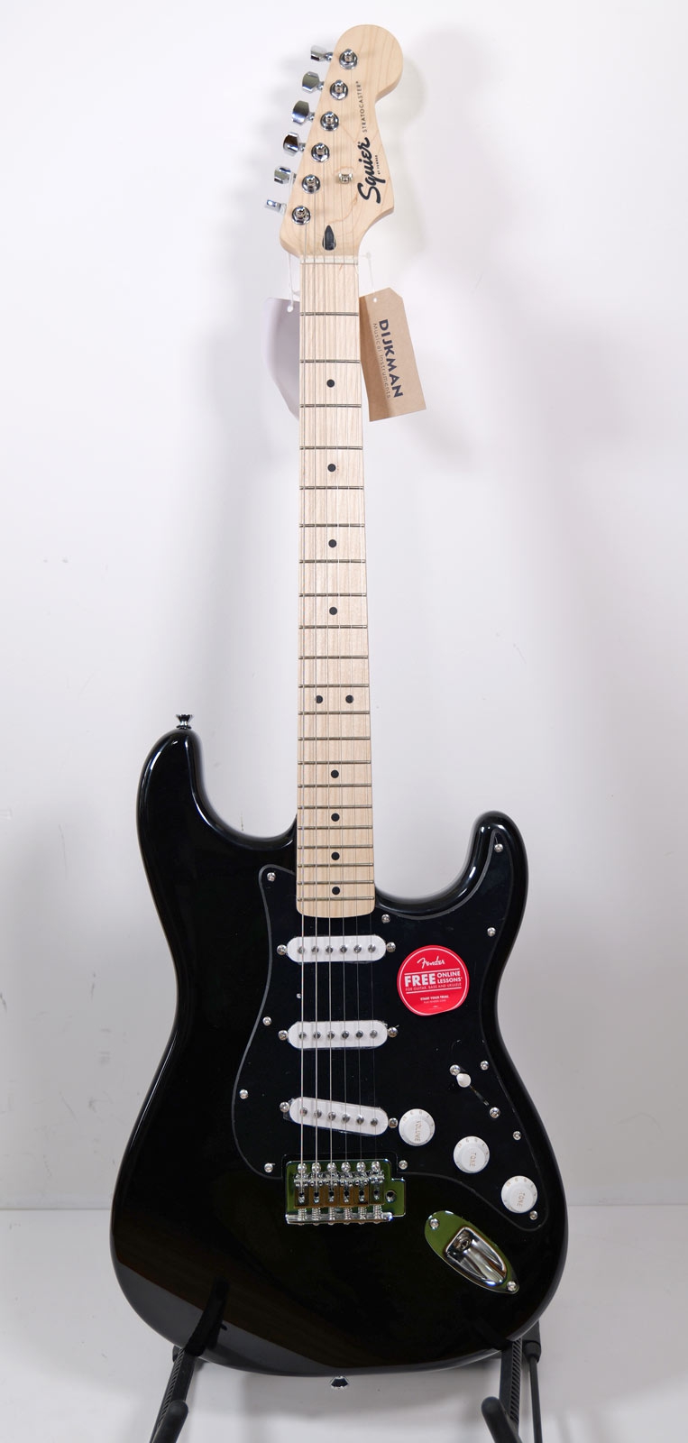 Squier FSR Sonic Stratocaster MN BPG Black Dijkman Exclusive