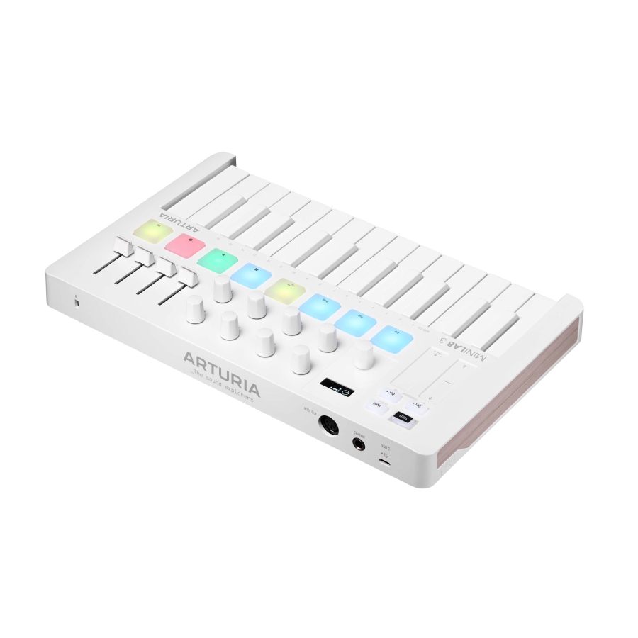 Arturia MiniLab 3 Midi Controller Alpine White