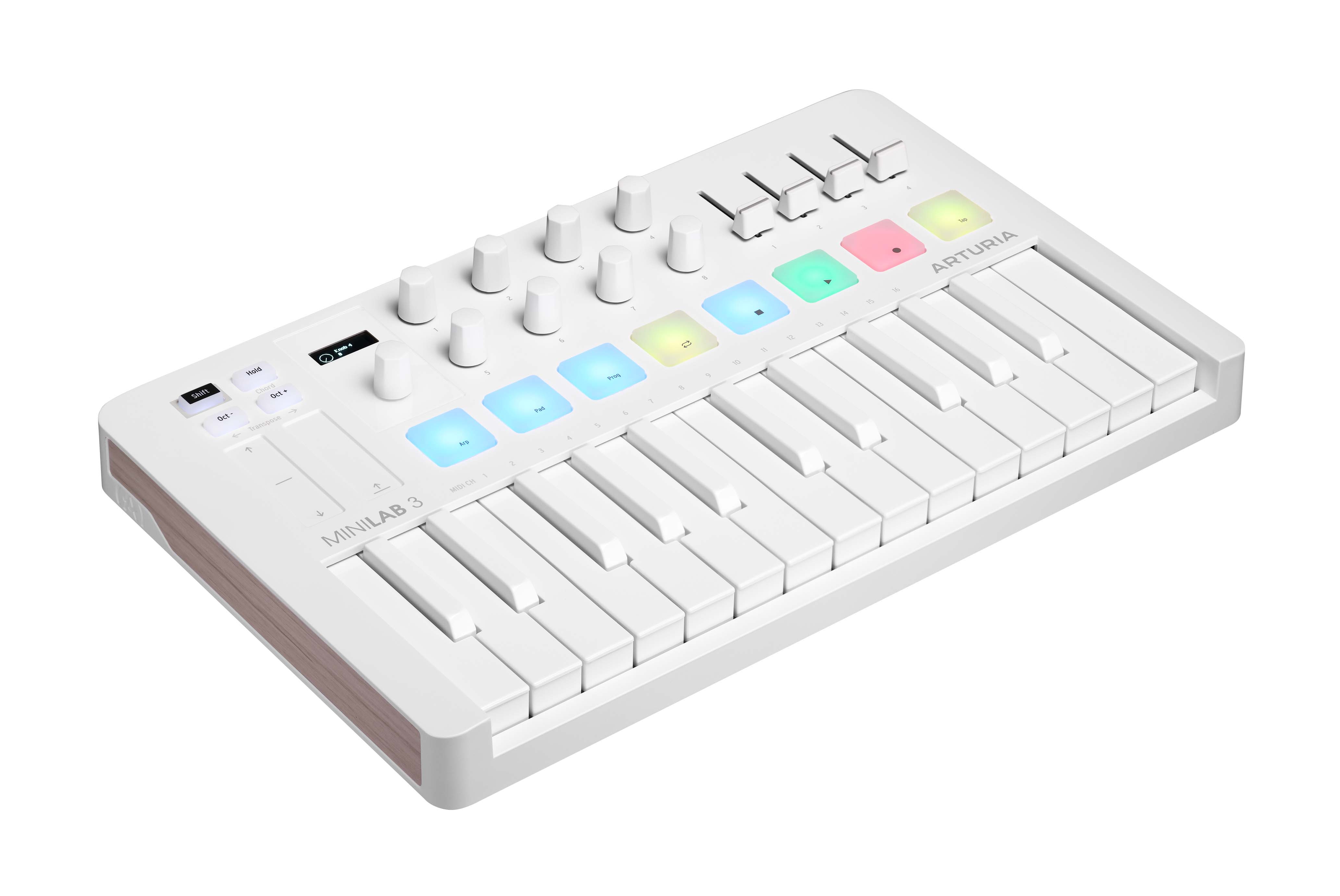 Arturia MiniLab 3 Midi Controller Alpine White