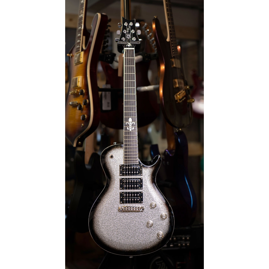 PRS SE Zach Myers Signature Silver Sparkle Burst