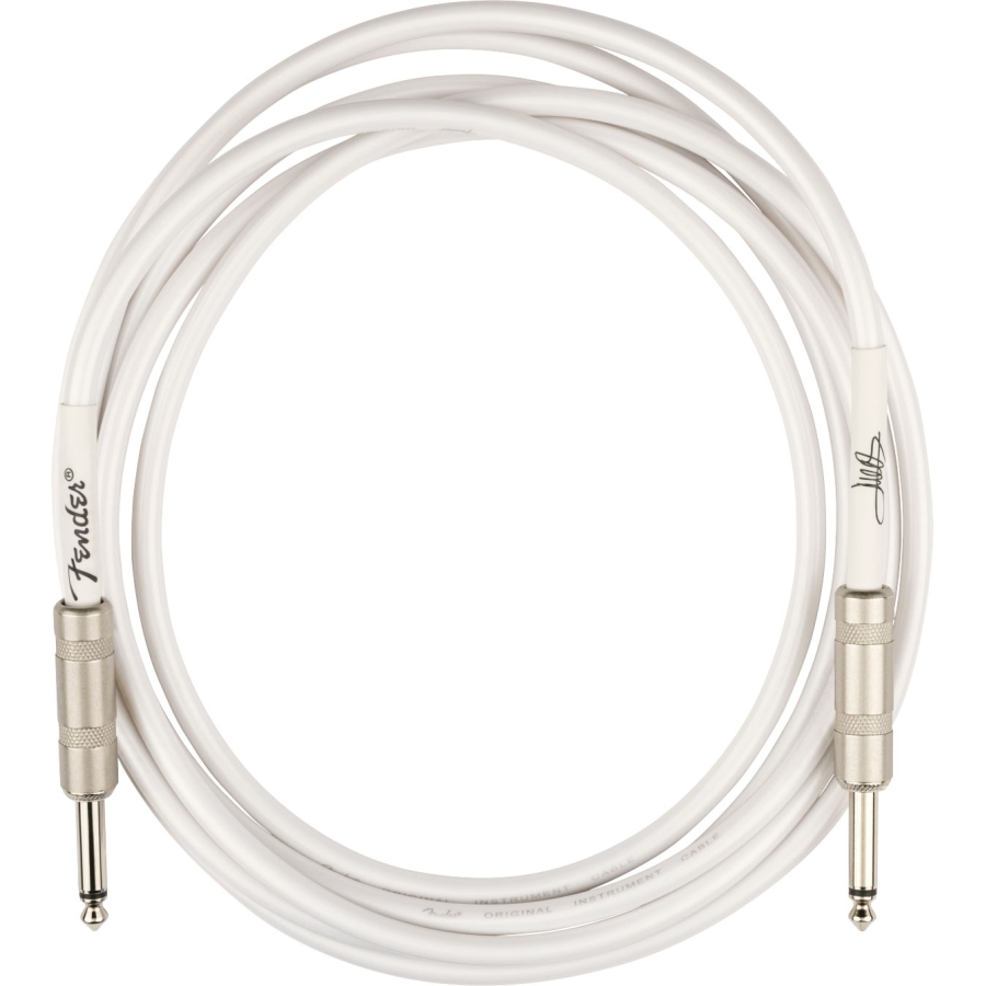 Fender Juanes 10 Ft Instrument Cable Luna White 3 meter