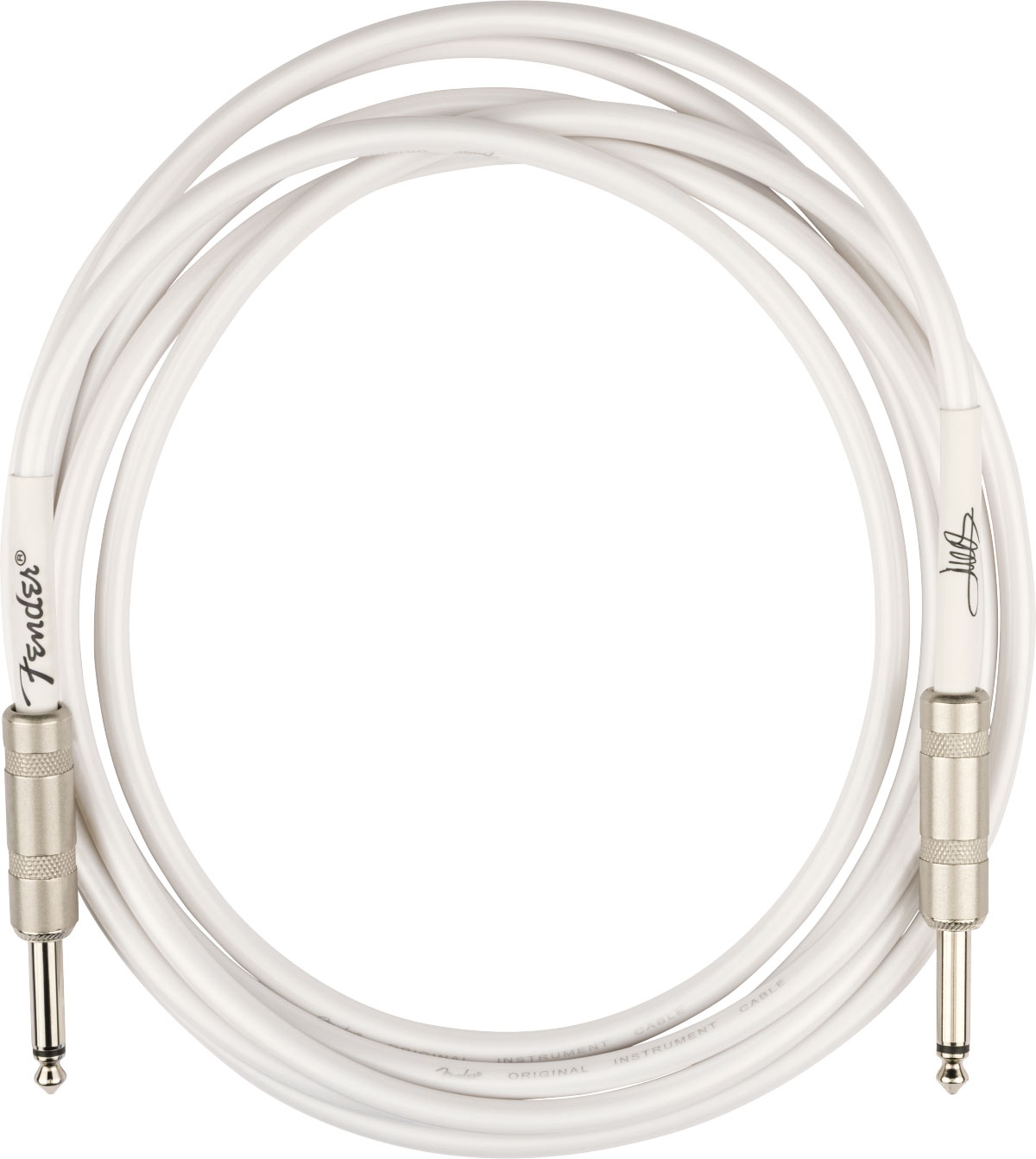 Fender Juanes 10 Ft Instrument Cable Luna White 3 meter