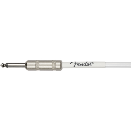 Fender Juanes 10 Ft Instrument Cable Luna White 3 meter