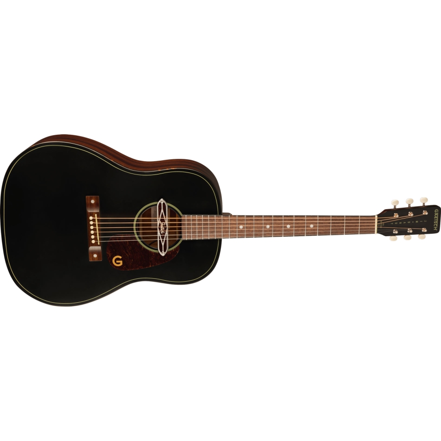 Gretsch JD Dreadnough Deltoluxe TSPG Black Top