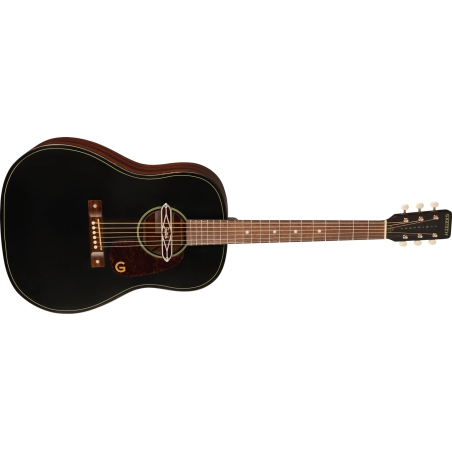 Gretsch JD Dreadnough Deltoluxe TSPG Black Top